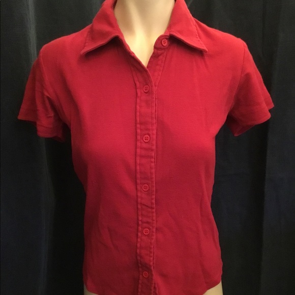 CLUB MONACO RED TOP - Picture 1 of 3